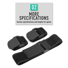 China Venda Perda de peso reutilizável Mistura de nylon Poliéster Cinta de fábrica Fivela flexível Preto Totalmente ajustável 25mm Gancho e laço elásticos fabricante
