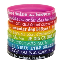porcelana Pulseras de silicona personalizadas para eventos fabricante