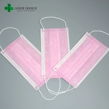 China Chinese beste Exporteure für den einmaligen Gebrauch personalisierte Gesichtsmasken, Ohrbügel rosa OP-Maske, Hygiene Sicherheit Gesichtsmaske Hersteller