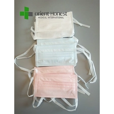 China Einweg 3PLY Tie-on Auto Machine Super weiche Anti-Fog-Gesichtsmaske Hersteller