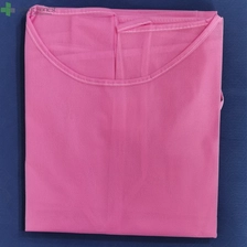 China Rosa Einweg-Isolationskleider, Vliesstrickmanschetten, 50 / pk Hersteller