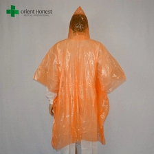 China Regen Poncho Set Bunt orange Hersteller