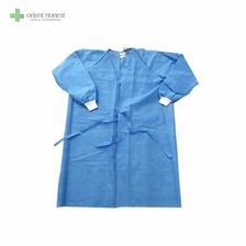 China Einweg-chirurgischer Kleid Hersteller Einweg-chirurgisches Kleid 35GMS ISO13485 CE-FDA Hersteller