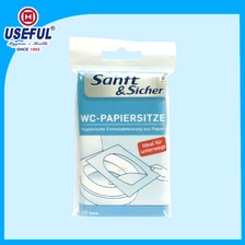 Chine Couverture de siège de toilette de 10pcs 14GSM Flushable pour des enfants pour la publicité fabricant
