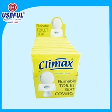 Chine 10pcs 17GSM Pack individuel de housse de siège de toilette jetable pour la publicité fabricant
