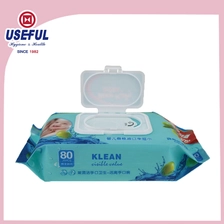 China Baby wet wipe-80pcs/pack manufacturer
