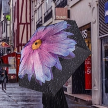 中国 Custom Design Metal Shaft Three Folding Umbrellas Windproof Perfect Umbrella for Rain and Sun メーカー