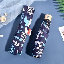 China Lotus 2022 Light Weight Pportable Anti UV 3 Fold Sunscreen Sunny Umbrella manufacturer