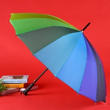 中国 Lotus 2022 Promotional 16K Rainbow Straight Automatic Stick Umbrella メーカー