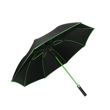 ประเทศจีน ที่มีคุณภาพสูงขนาดใหญ่ชายและหญิงธุรกิจร่มยาวซี่โครงร่มไฟเบอร์กลาสสี ผู้ผลิต