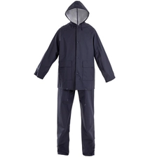 ประเทศจีน Wholesale Waterproof high quality Promotional cheap Comfortable black Long conjoined  Rain Coat ผู้ผลิต
