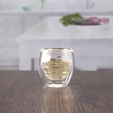 Chine Tasses à thé en verre à double paroi à isolation thermique à 50 ml fabricant