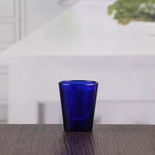 China 60ML cheap low price blue personalized shot glasses wholesale suppliers manufacturer