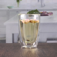 Chine Meilleure vente de culbuteur 350ml 12oz isolant verre double paroi thé fabricant