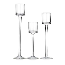 الصين CD056 Glass Pillar شمعدانات بالجملة الصانع