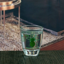 China Großhandel 43ml 1,5 oz kleine lustige shot Gläser Set anpassbare Abziehbild Hersteller