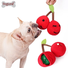 Chine Jouet de chien design cerise fabricant