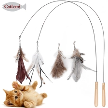 China Feather lustiger Katzenstock Hersteller