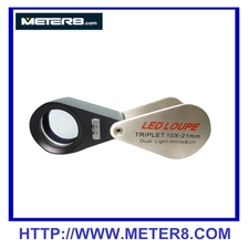 China MG7802 10X / 20X Jóias Lupa com luz LED e luz UV fabricante