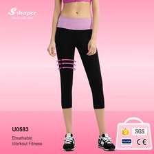 China Adult Slim Fit Yoga Crop Pants Manufacturer manufacturer