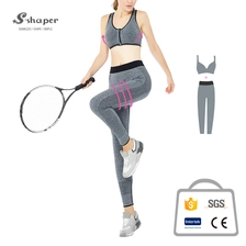 China Breathable Zipper Yoga Bra Set Supplier manufacturer