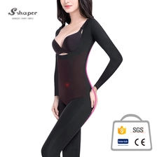 China Caffeine Infused Long Sleeve Shapewear Factory manufacturer