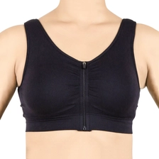 China Hot Sexy Push Up Zip Sports Bra Manufacturer manufacturer