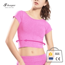 China Ladies Elastic Yoga Shirt On Sales manufacturer