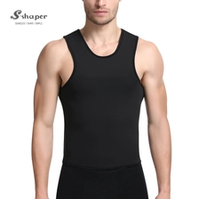 China Lose Weight Zipper Men's Corset Vest Factory manufacturer