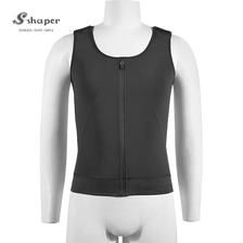 China Mens Front Zip Girdle Vest Factory manufacturer