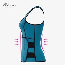 China Neoprene Waist Trainer Body Shaper Sauna Vest Manufacturer manufacturer