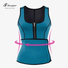 China Neoprene Waist Trainer Body Shaper Sauna Vest Supplier manufacturer