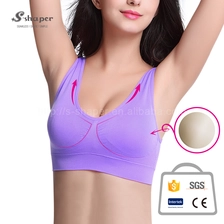China Seamless Spandex Yoga Bra Factory manufacturer