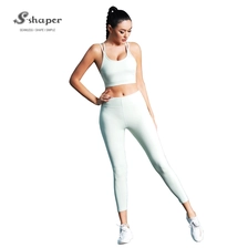 China Seamless Sport Bra Yoga Pants Leggings Sets Supplier manufacturer