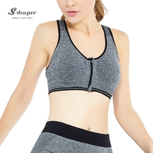 China Seamless Sports Bras With Zipper Manufacturer manufacturer