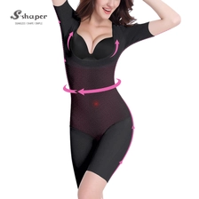 China Slim Full Burn Fat Short Sleeve Body Shaper Wear Factory manufacturer