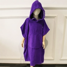 Cina Asciugamano con cappuccio Poncho Surf 100% cotone spugna con tasca per bambini produttore