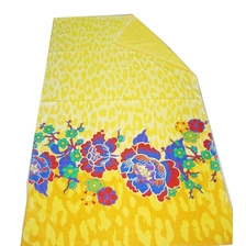 Cina 100% cotone di colore luminoso due lato stampato telo mare produttore
