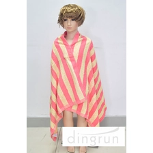 China 100% cotton luxury stripe bath towel for kids manufacturer