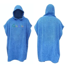 Cina Asciugamano per accappatoio con logo e asciugamano poncho con logo personalizzato con cappuccio produttore
