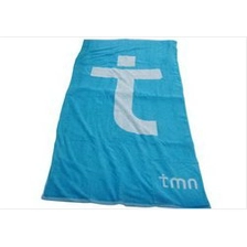 China 100% Baumwolle kunden Jacquard Samt Strandtuch Hersteller