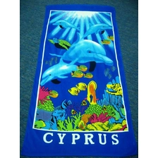 Chine motif de broderie pour microfibre personnalisé serviette de plage imprimée serviettes de promotion fabricant