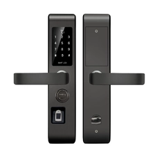 China WiFi Fechadura da porta inteligente inteligente Vida segura e inteligente sem chave Luxuosa impressão digital em aço inoxidável Bluetooth Smart Lock fabricante