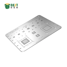 porcelana Plantilla de plantilla de recuperación de BGA de alta precisión de 0,12 mm para la red de lata de soldadura de placa lógica Huawei fabricante