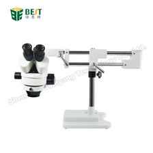 الصين BST-X7 3.5x 7x 45x 90x قوس قابل للتعديل شاقة مضخمة مجهر ستيريو لإصلاح الكشف عن ثنائي الفينيل متعدد الكلور الصناعية الصانع