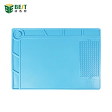 Cina BEST S-130 + Piattaforma di manutenzione Isolamento Magnetico di riparazione Cuscinetto isolante Tappetino in silicone resistente al calore per saldatura produttore