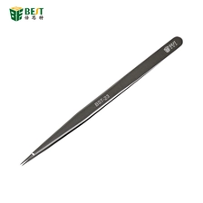 Cina BST-23 Pinzette in acciaio inox BST-23 Punta dritta Tweezers OEM per la scheda madre del telefono cellulare Riparazione del filo preciso produttore