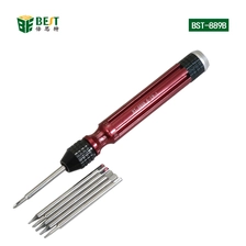 China BST-889B 6 in 1 Präzisions-Schraubendreher-Set für Handy Eröffnung Reparatur-Tools Kit Hersteller