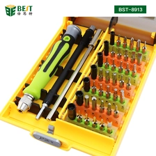 ประเทศจีน BST-8913 ชุดเครื่องมือไขควง Multi-Bit Precision 45 นิ้วพร้อมชุดเครื่องมือช่างชุดซ่อมอุปกรณ์ ผู้ผลิต
