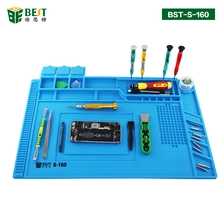 China BST-S-160 Hitzebeständige Heißluftpistole BGA Lötstation Reparatur Isolierung Pad Isolator Pad Wartungsplattform Schreibtisch Mat Hersteller